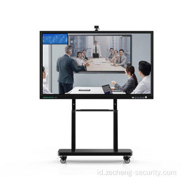 65 Inch Papan Tulis Digital Layar Sentuh Potable